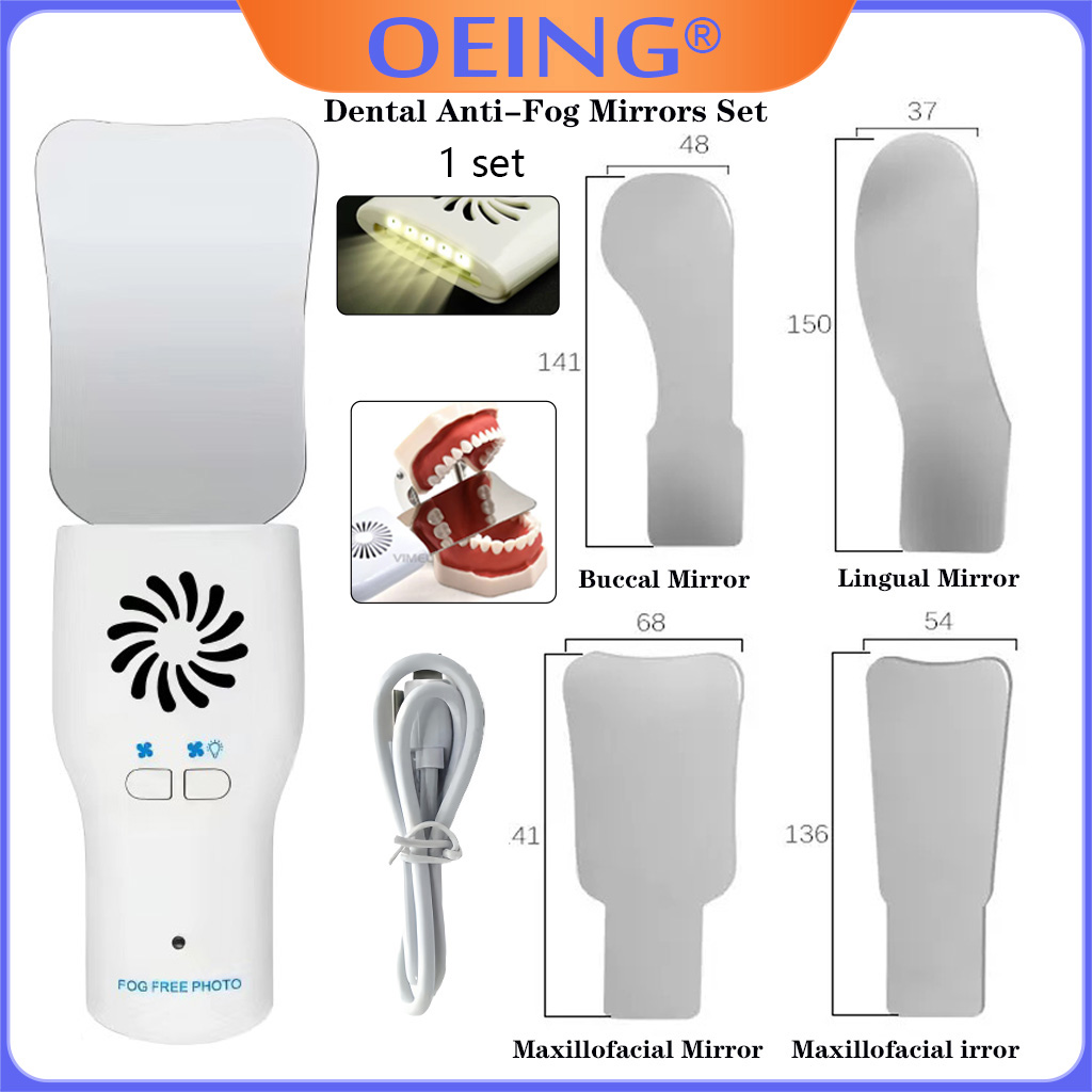 Photography Lighting Patterns - AG Dental Anti-Fog Mirrors Set Fog