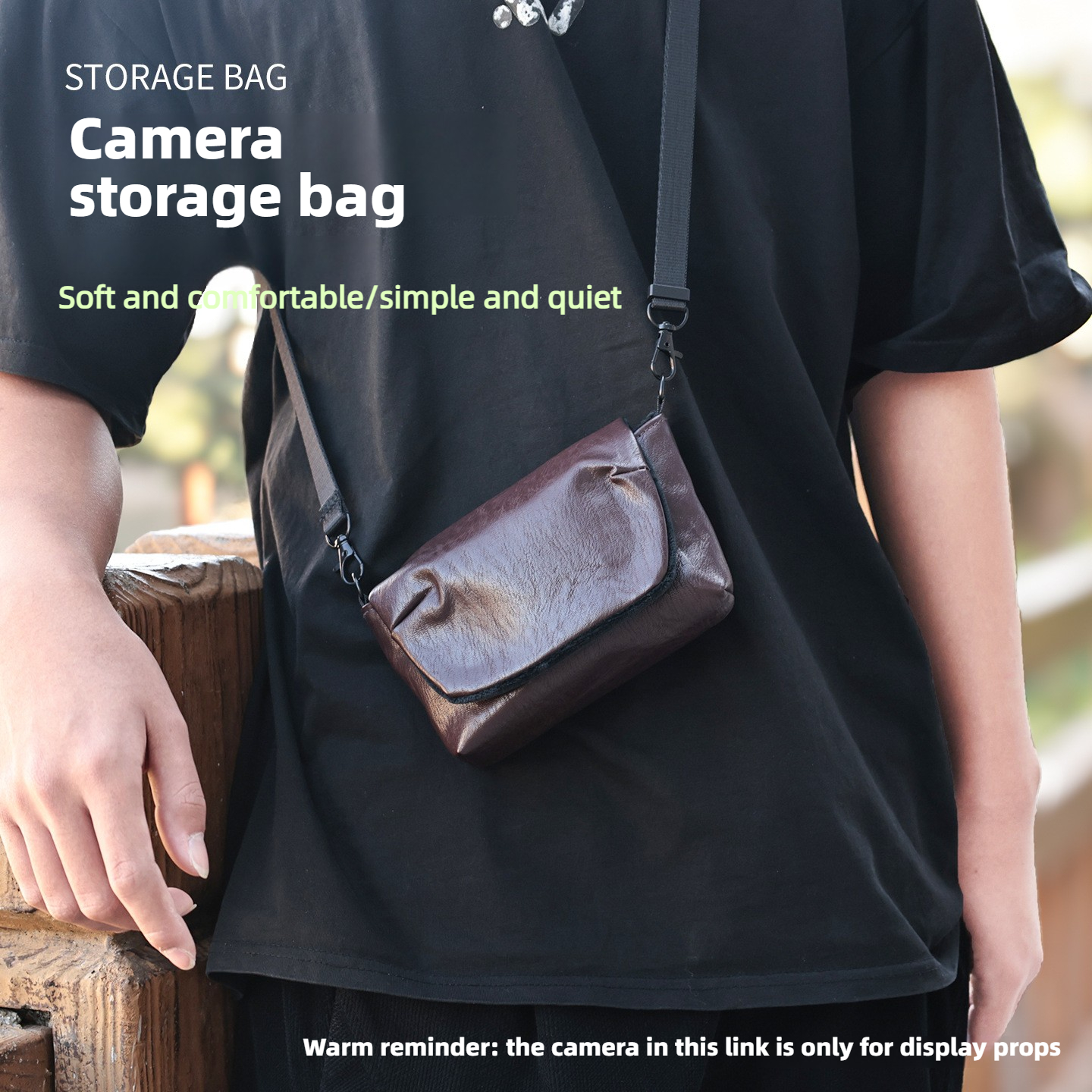 Photography Lighting Equipment Bags - Soft Leather Camera Case Bag Protective