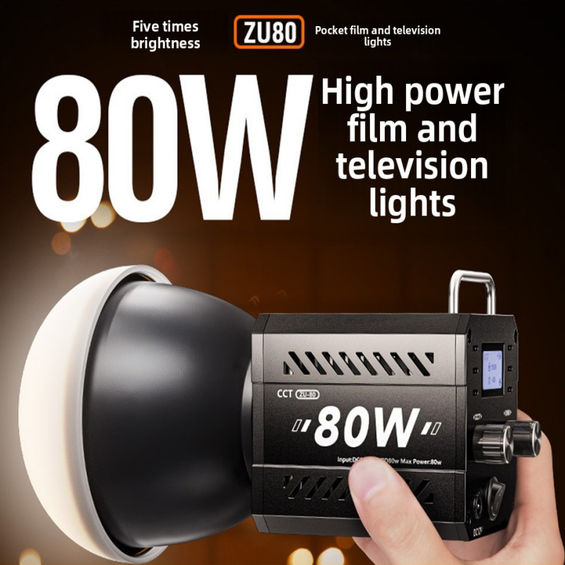 ZU80 High-Power COB Fill Light - Photography Lighting Patterns ulasan dan harga