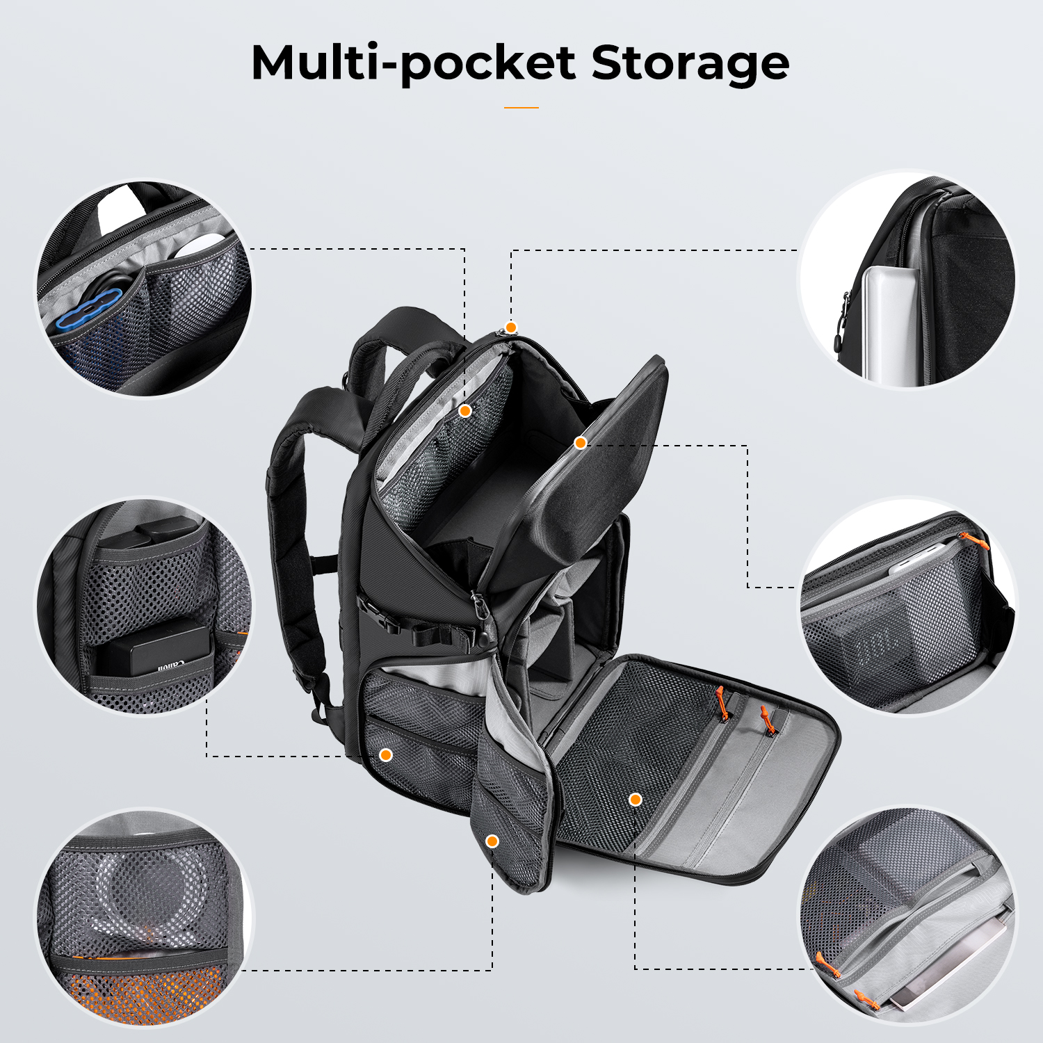 K&F CONCEPT 20L Camera Backpac - Photography Lighting Equipment Bags ulasan dan harga
