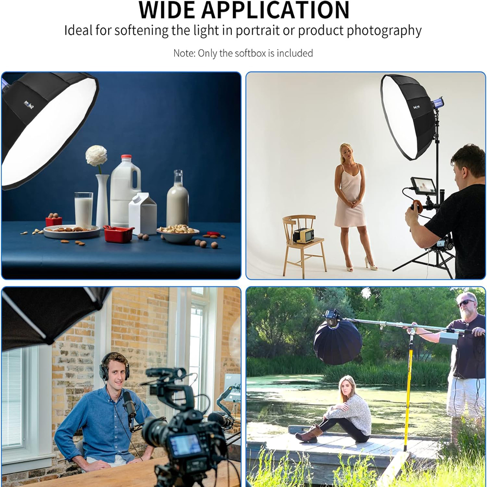 Selens Quick-Setup Parabolic S - Photography Lighting Beauty Dish ulasan dan harga