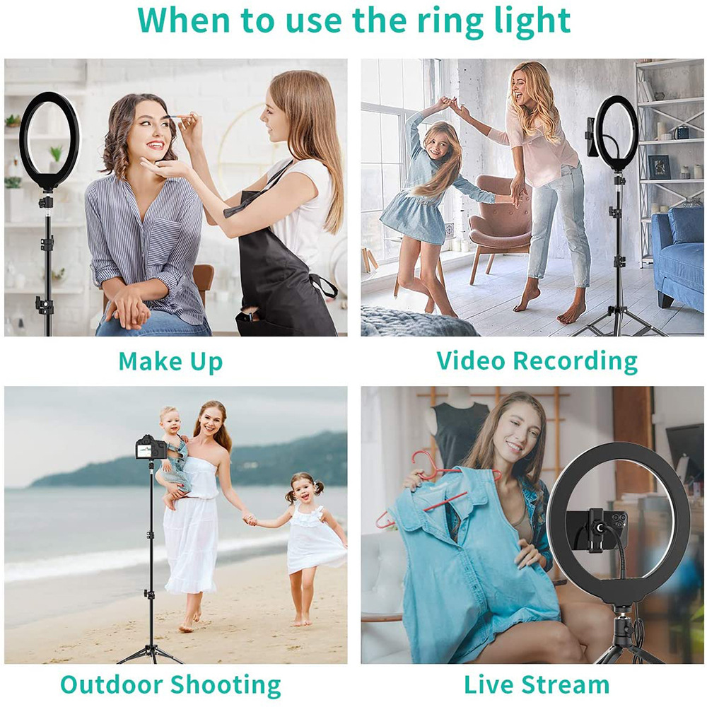 Phone Live Ring Light 10 Inch  - Photography Lighting Patterns ulasan dan harga