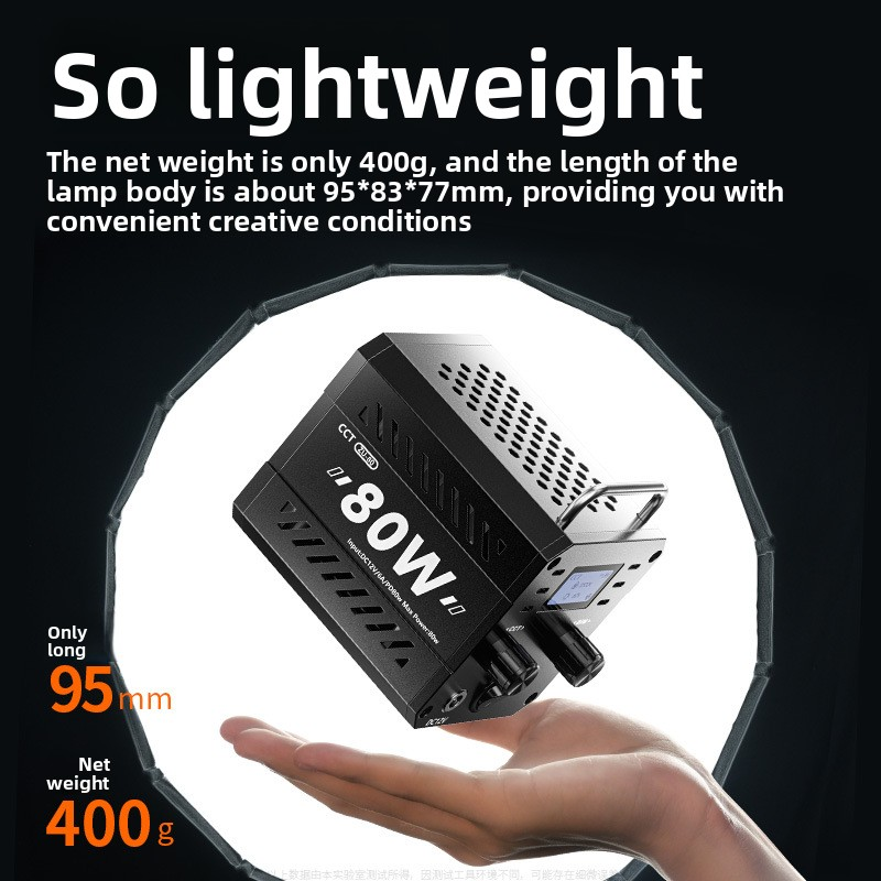 ZU80 80w Handheld Exterior Lam - Photography Lighting Led ulasan dan harga