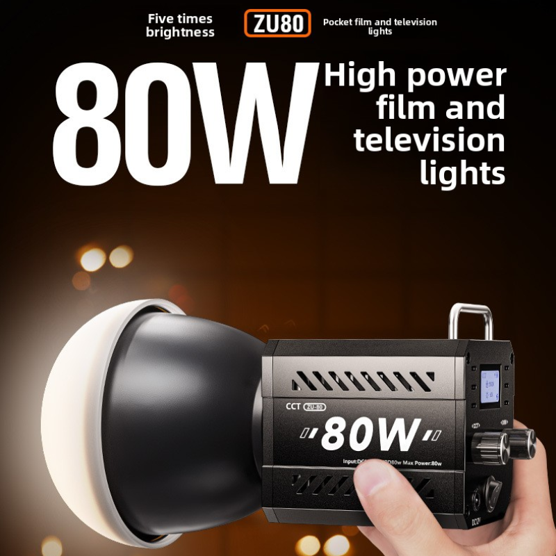 ZU80 80w Handheld Exterior Lam - Photography Lighting Led ulasan dan harga