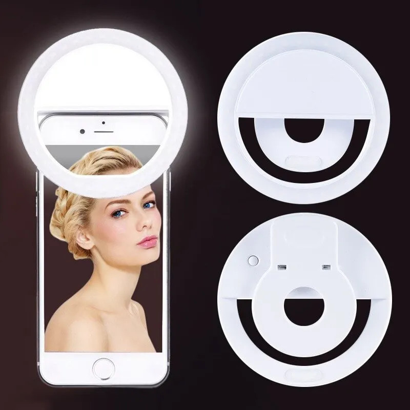 USB Rechargeable LED Selfie Ri - Photography Lighting Patterns ulasan dan harga