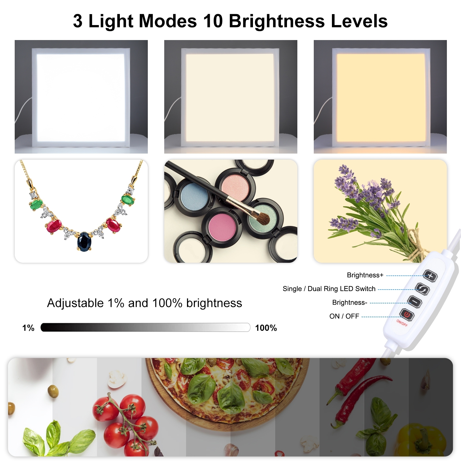 PULUZ 800 1200LM LED Shadowles - Photography Lighting Tools ulasan dan harga
