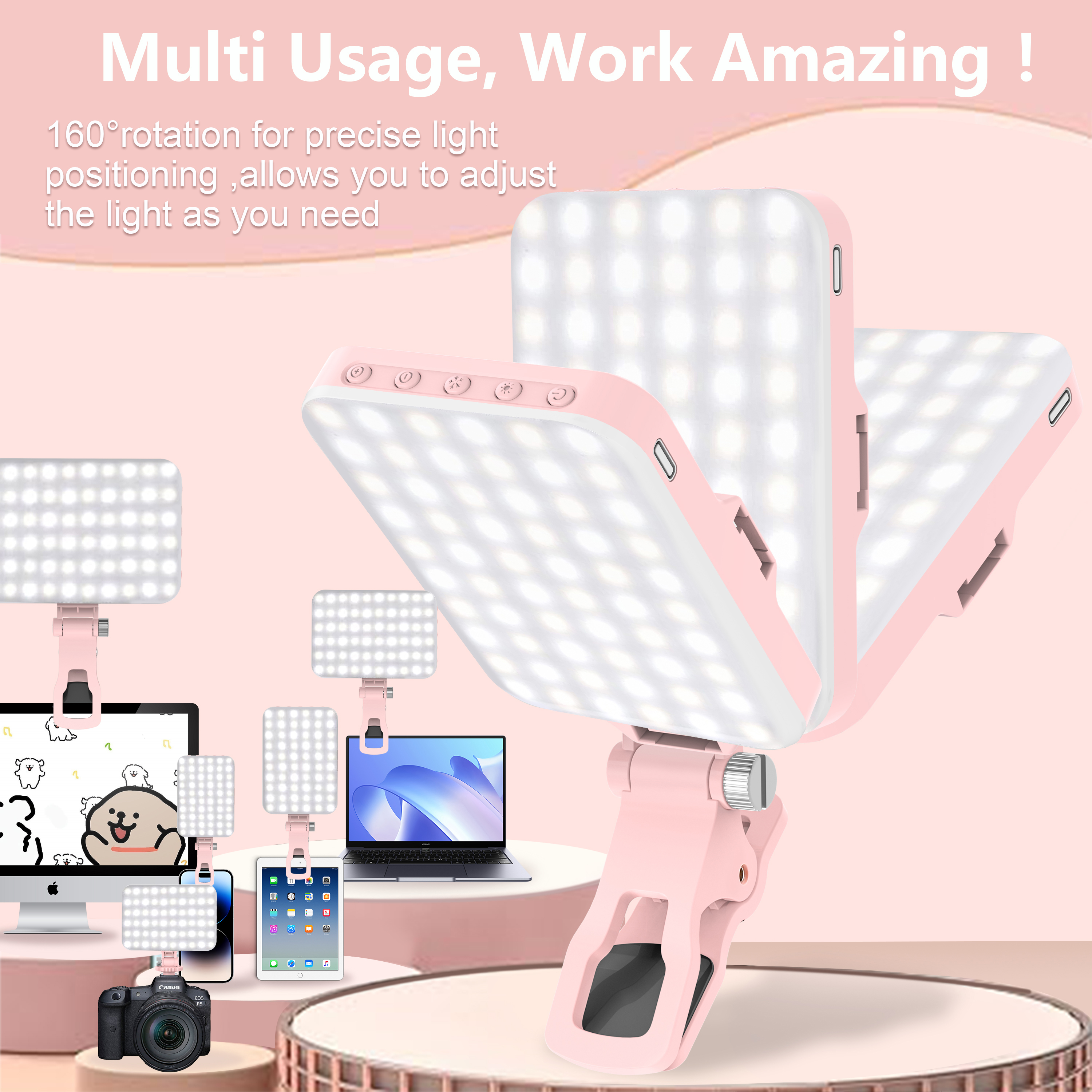 LED Selfie Light 60 High Power - Photography Lighting Patterns ulasan dan harga