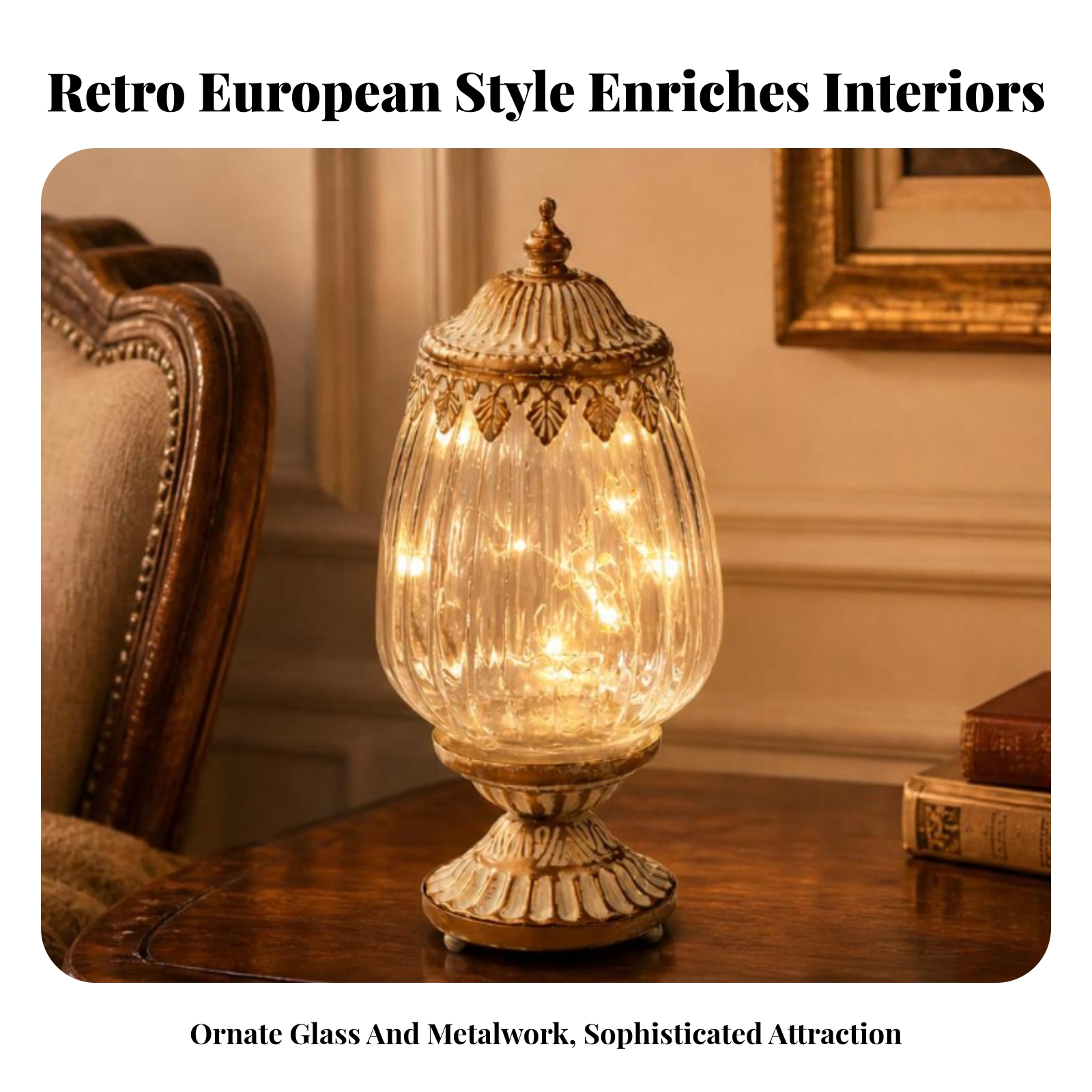 Vintage Ribbed Glass Lantern O - Photography Lighting Led ulasan dan harga