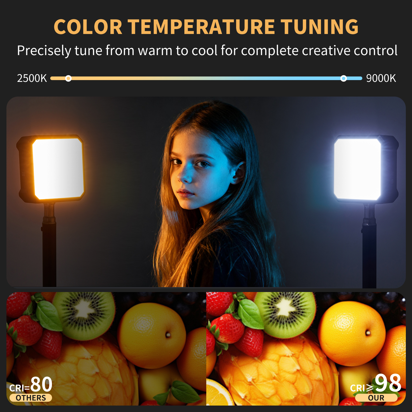 ISHEJS LM01: Compact Magnetic  - Photography Lighting Color ulasan dan harga
