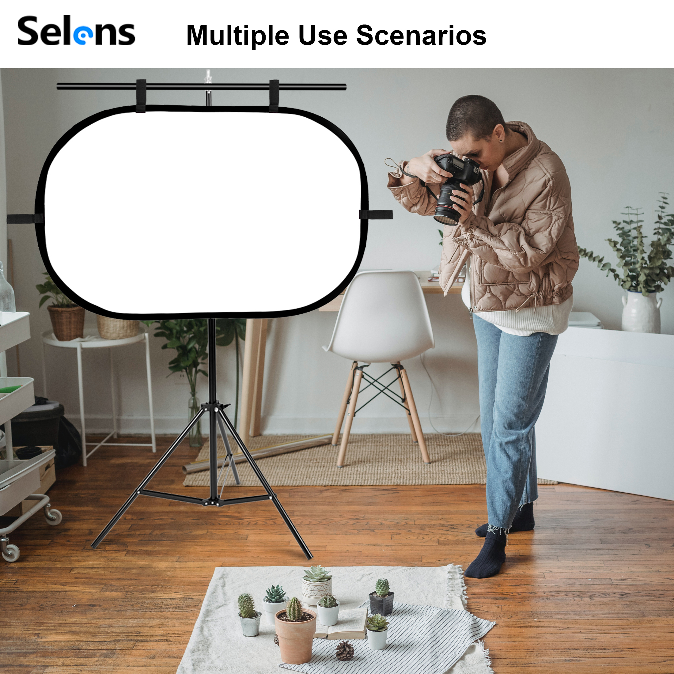 Selens White Diffuser Foldable - Photography Lighting Portrait ulasan dan harga