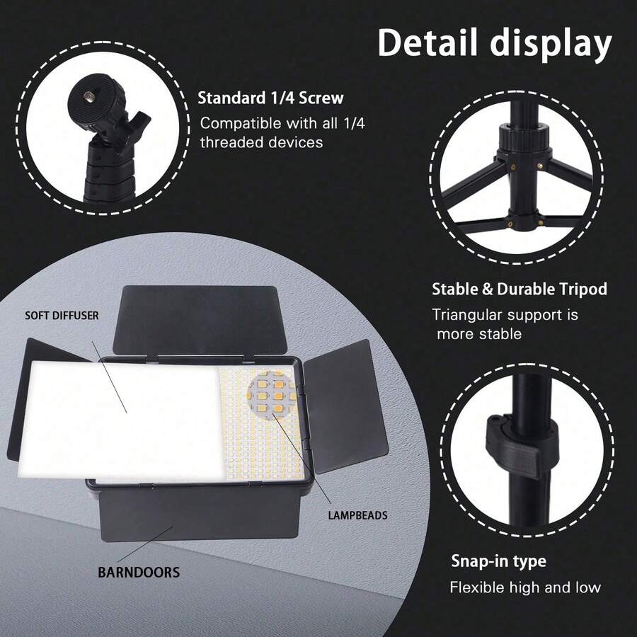 Adjustable Bi-Color LED Panel  - Photography Lighting Led ulasan dan harga