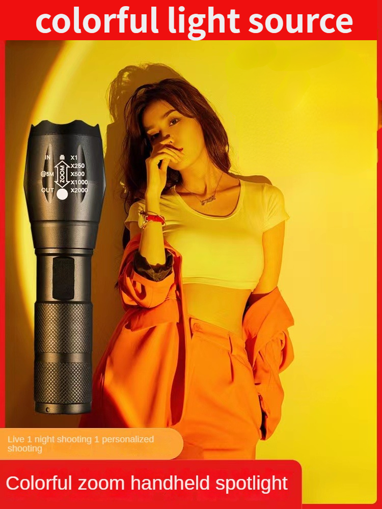 LED photography flashlight rgb - Photography Lighting Portrait ulasan dan harga