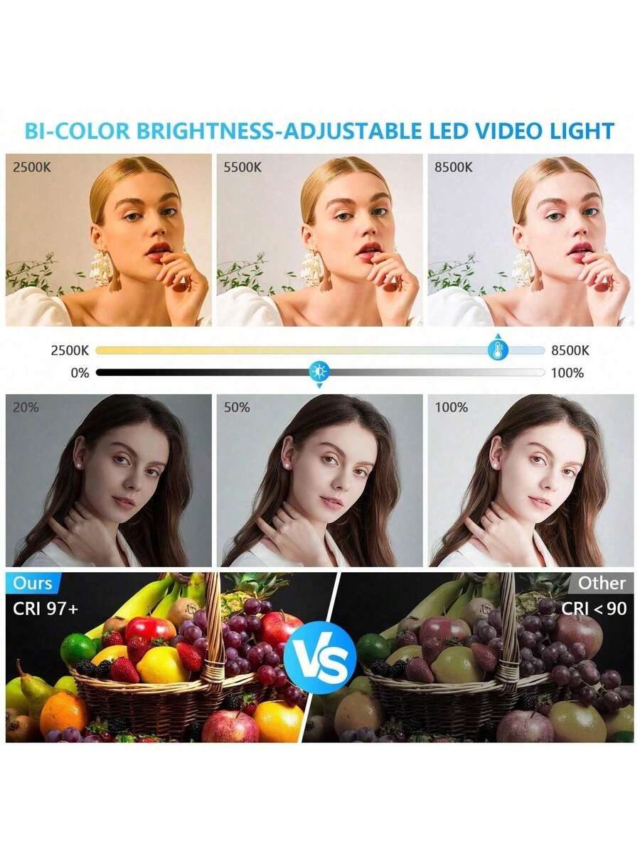 10 Inch LED Studio Spotlight W - Photography Lighting Led ulasan dan harga