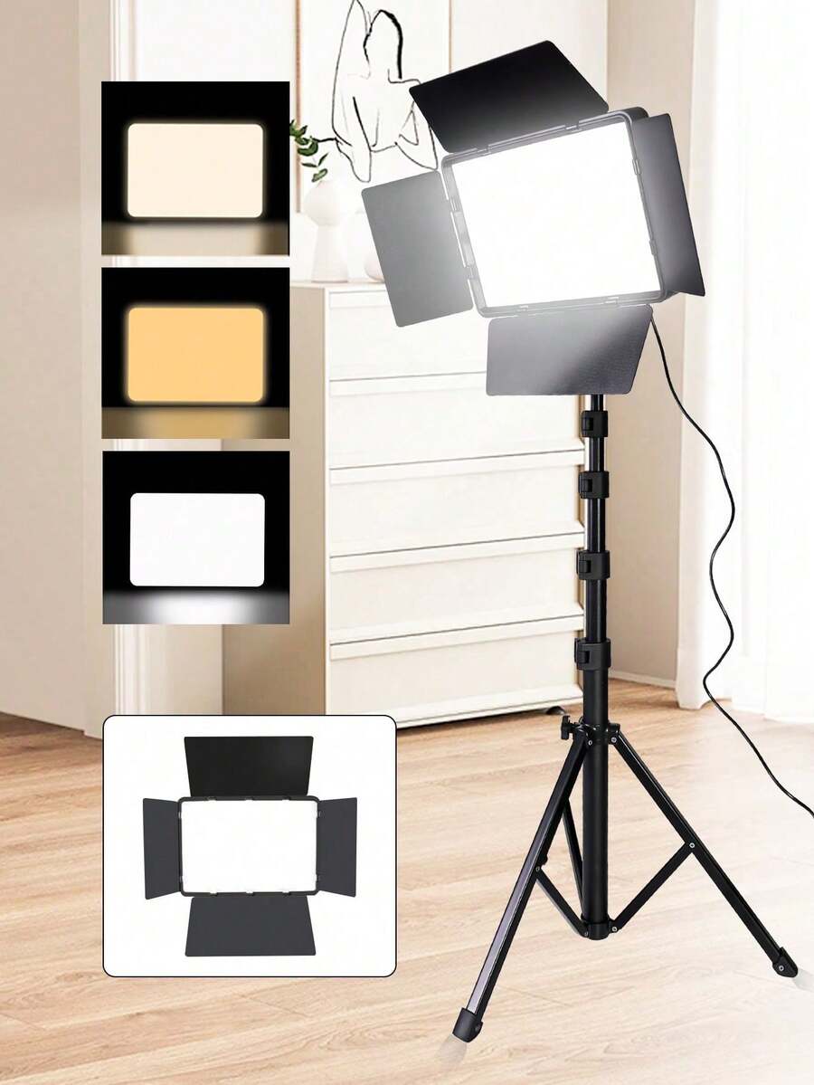 10 Inch LED Studio Spotlight W - Photography Lighting Led ulasan dan harga