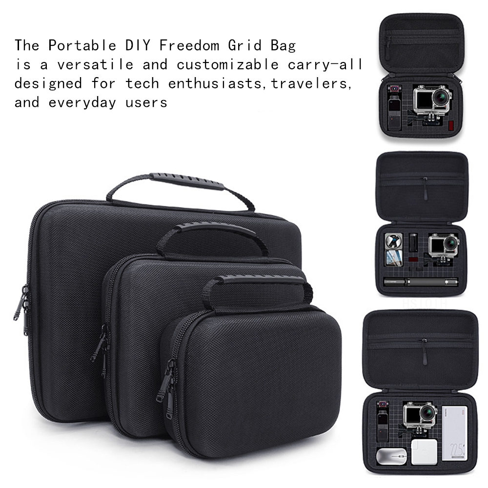 EVA DIY Travel Storage Box for - Photography Lighting Equipment Bags ulasan dan harga