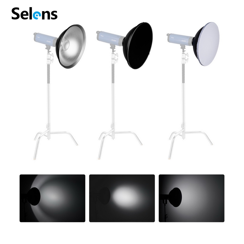 Selens 55cm Beauty Dish Reflec - Photography Lighting Beauty Dish ulasan dan harga