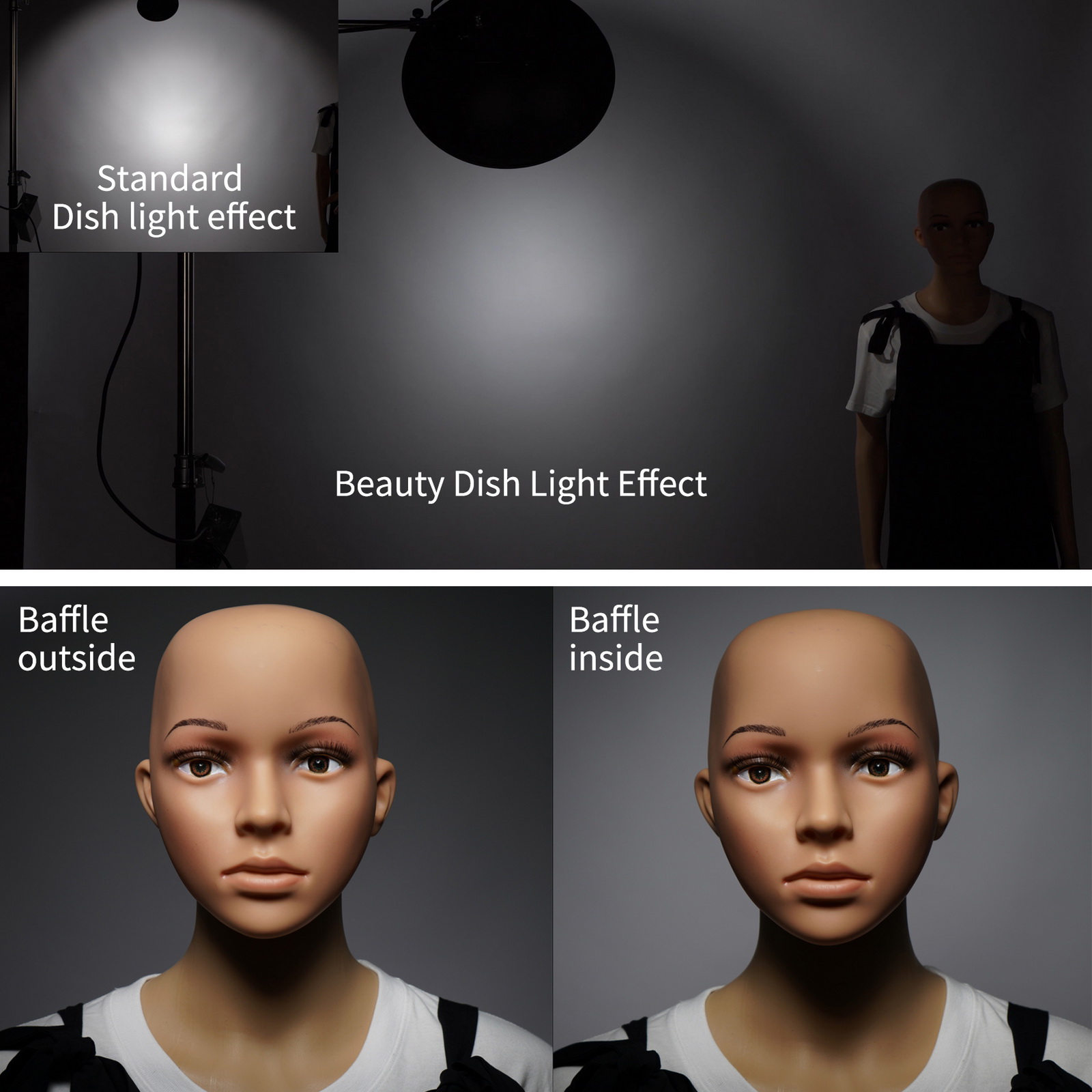 Selens 55cm Beauty Dish Reflec - Photography Lighting Beauty Dish ulasan dan harga