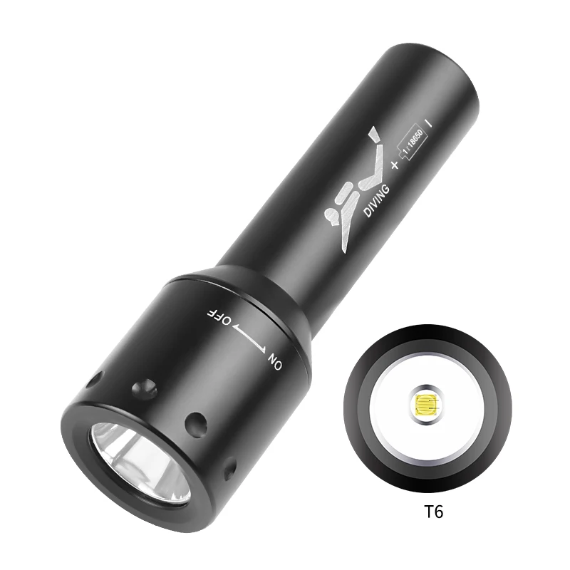 New T6 LED Diving Torch Long-R - Photography Lighting Led ulasan dan harga