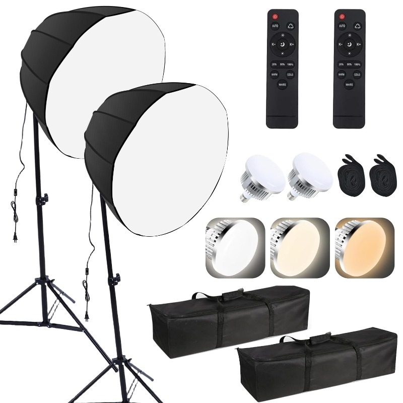 2 Sets Photography Lights Kit  - Photography Lighting Portrait ulasan dan harga