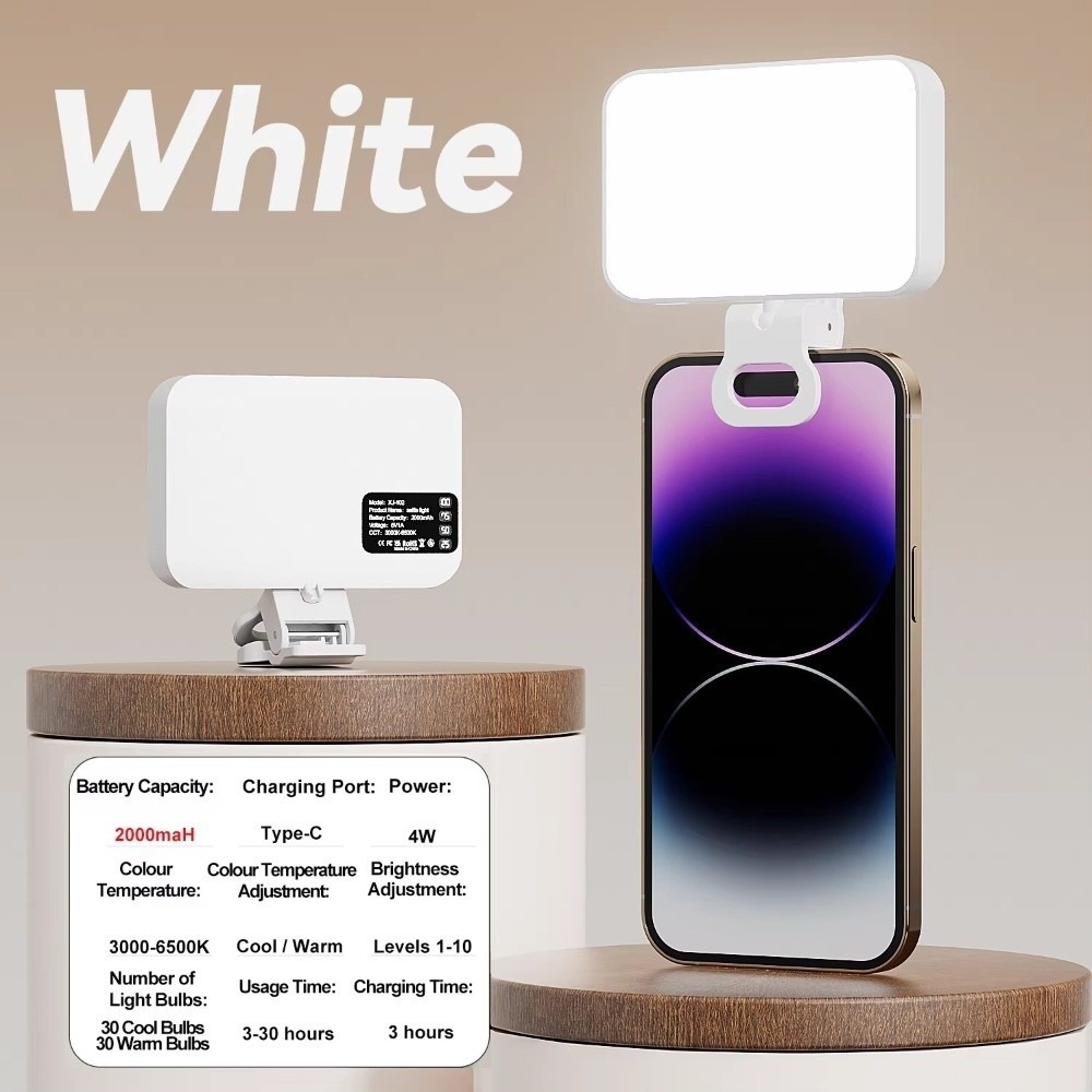 800/1000mAh LED Selfie Light U - Photography Lighting Patterns ulasan dan harga