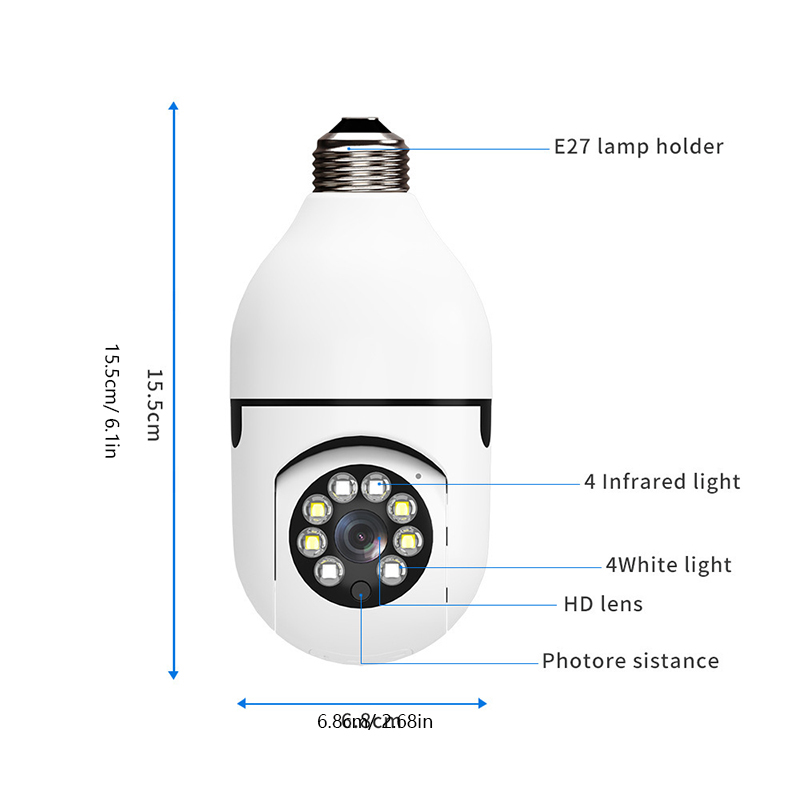 Lamp Bulb Camera 360° Swivelli - Photography Lighting Portrait ulasan dan harga