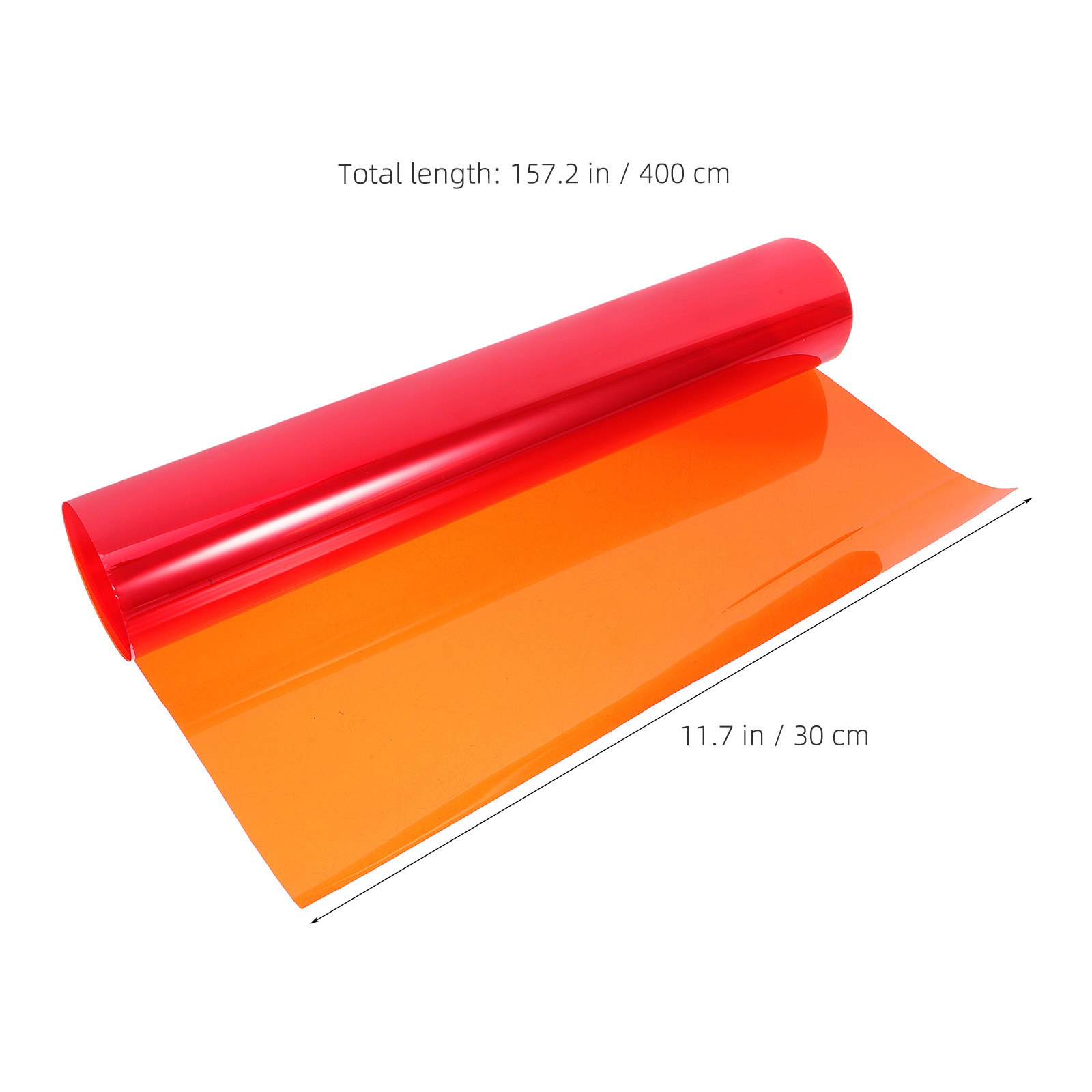 Orange Static Cling Window Fil - Lighting In Photography ulasan dan harga