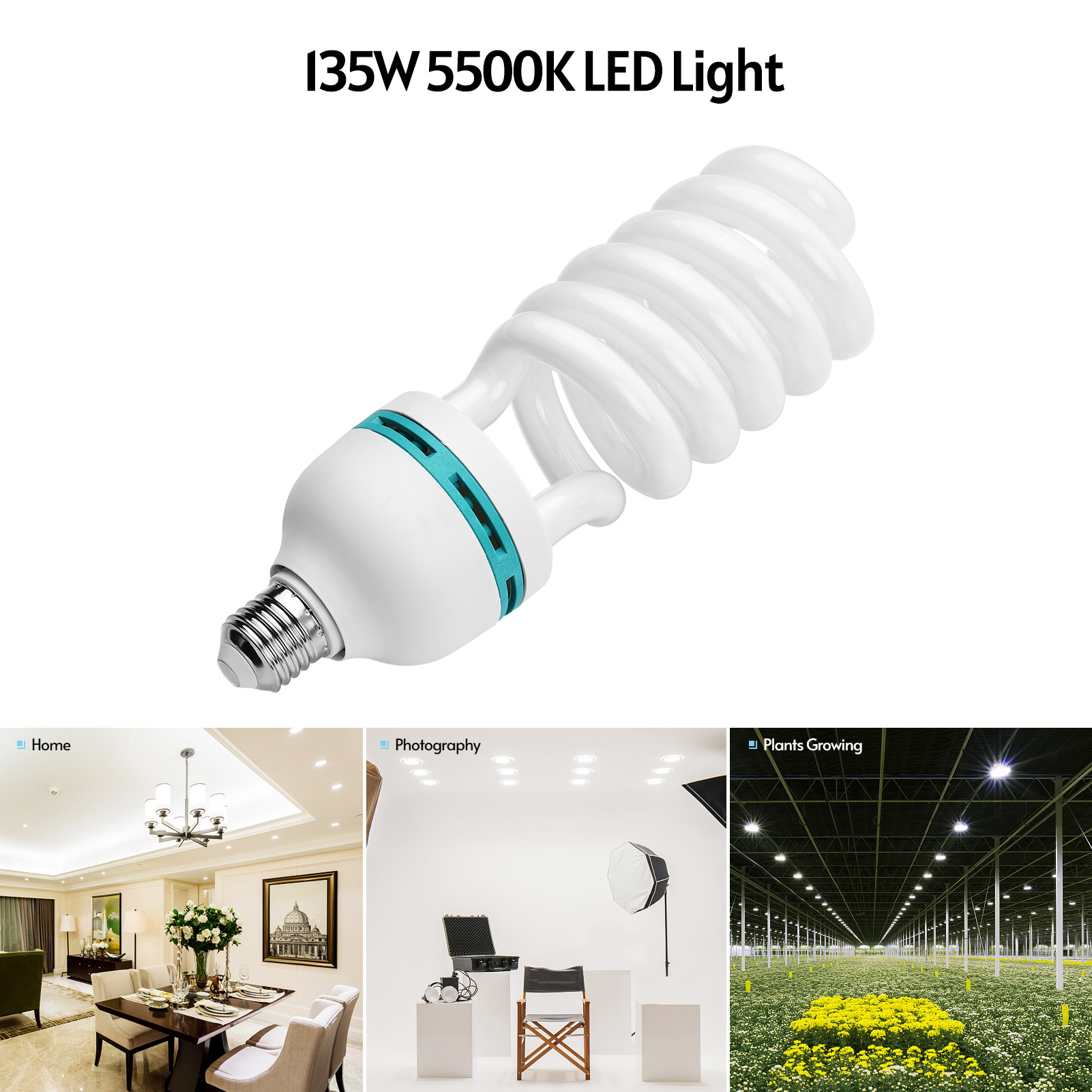 Andoer Spiral Fluorescent Ligh - Photography Lighting Tools ulasan dan harga