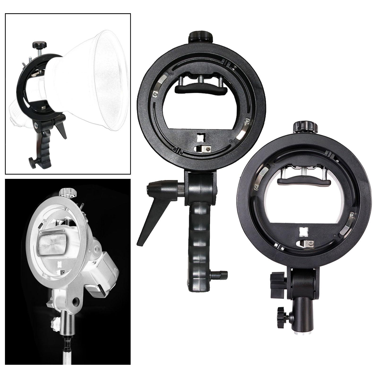 S Type Bracket Speedlite Brack - Photography Lighting Beauty Dish ulasan dan harga