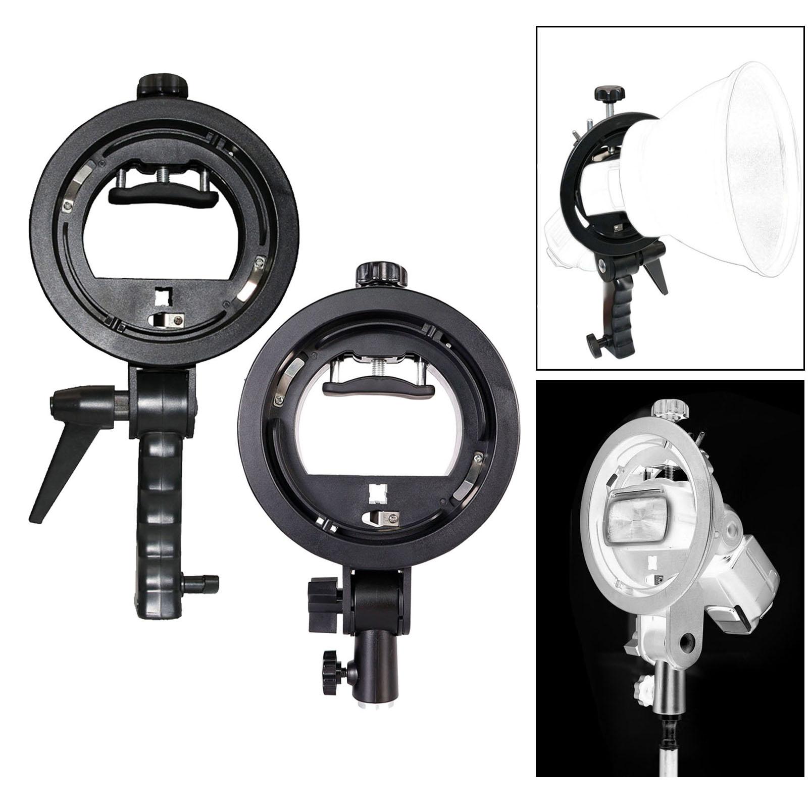 S Type Bracket Speedlite Brack - Photography Lighting Beauty Dish ulasan dan harga