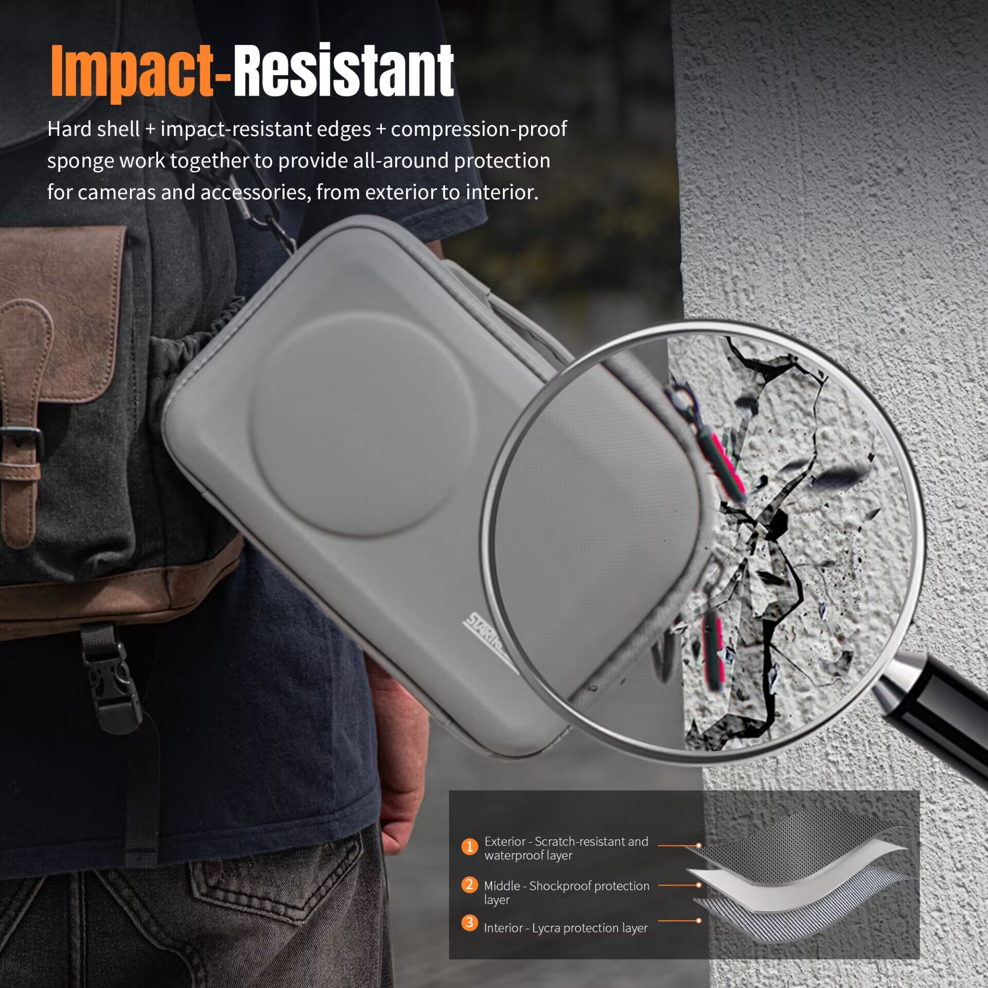 STARTRC Storage Bag for DJI OS - Photography Lighting Equipment Bags ulasan dan harga