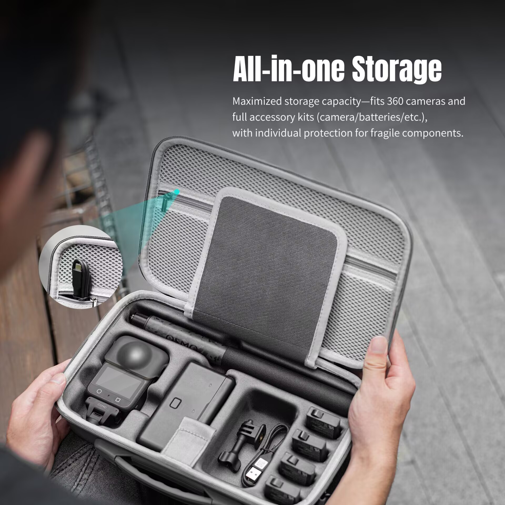 STARTRC Storage Bag for DJI OS - Photography Lighting Equipment Bags ulasan dan harga