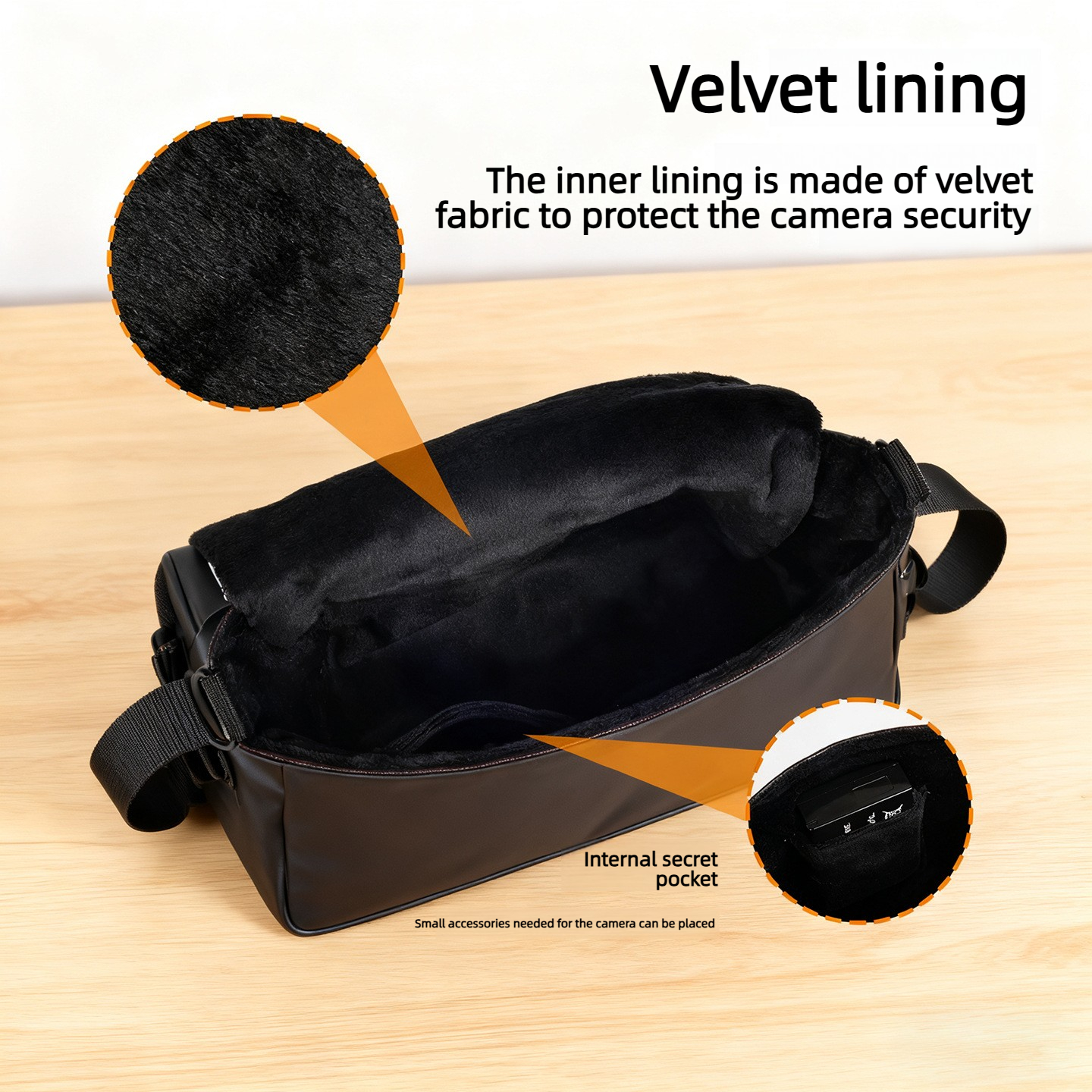 Soft Leather Camera Case Bag P - Photography Lighting Equipment Bags ulasan dan harga